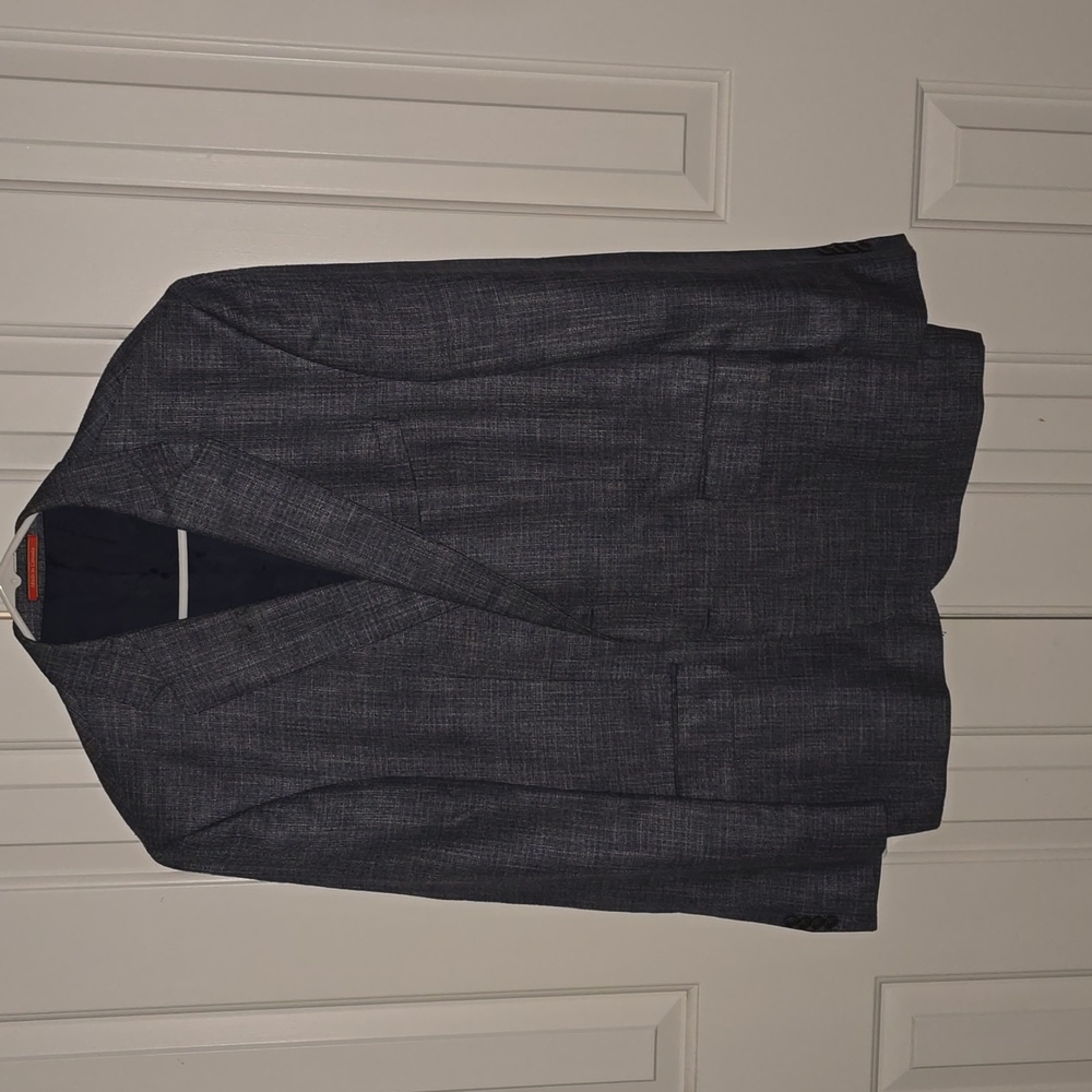 Men's 48R Cremieux Sport Coat Blue Check